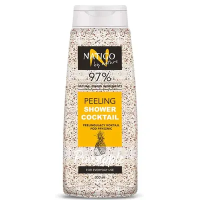 Gel de dus exfoliant cu extract de ananas Cocktail, 300ml, Natigo By Nature
