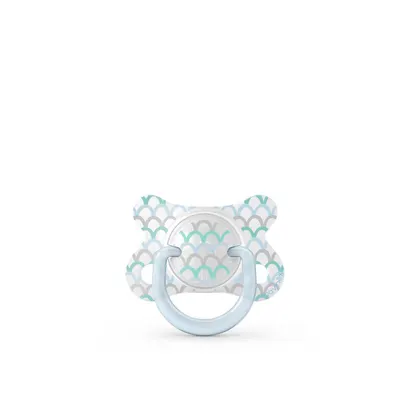 Suzeta silicon ortodontica 2-4 luni Memories Blue, Suavinex