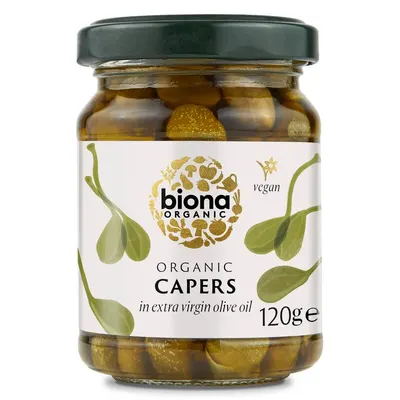 Capere in ulei de masline extravirgin bio 120g Biona
