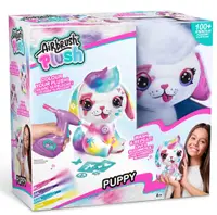 Set creativ Canal Toys Airbrush plush - Jucărie de colorat de pluș, cățeluș drăguț