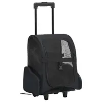 Gossi carucior pentru animale companie pliabil multifunctional, negru