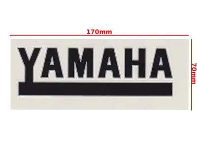 Autocolant Yamaha, culoare negru