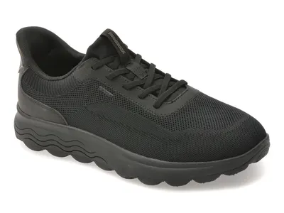 Pantofi sport GEOX negri, U55MPA, din material textil