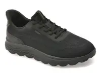 Pantofi sport GEOX negri, U55MPA, din material textil