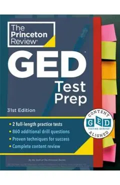Princeton Review GED Test Prep, 31st Edition: 2 Practice Tests + Review & Techniques + Online Features