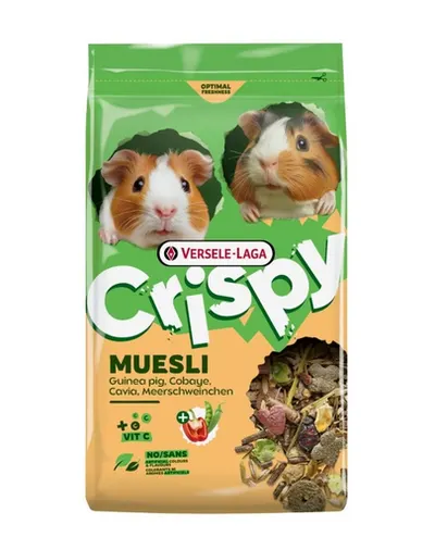 VERSELE-LAGA Crispy Muesli Guinea Pig 850 g hrană pentru porcușori de Guineea