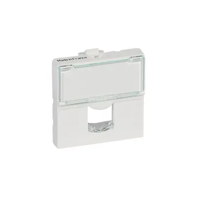 Capac Mosaic - pentru single Systimax connector - 2 module - alb