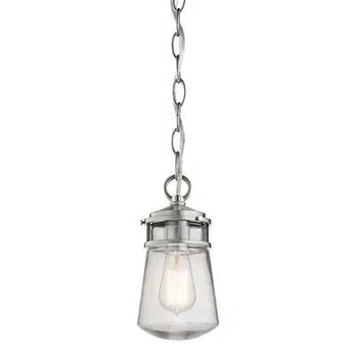Lampa suspendata Lyndon 1 Light Small Chain Lantern – Brushed Aluminum