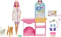 Set de joacă Barbie - Clinică veterinară