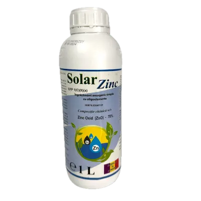 Solar Zinc 1L, ingrasamant foliar lichid, Solarex, pe baza de Zinc - Default Title
