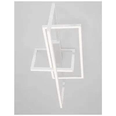 Plafoniera EDGAR Sand Alb Aluminiu & Acrylic LED 35W 230V 2400Lm 3000K IP20