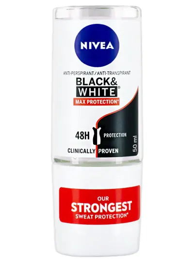 Nivea Roll-on 50 ml femei Black&White Max Protection