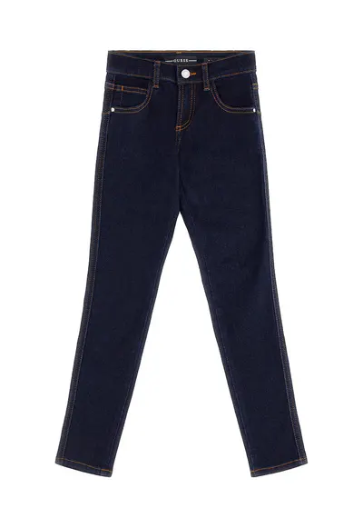 Blugi skinny cu talie joasa - Albastru ultramarin
