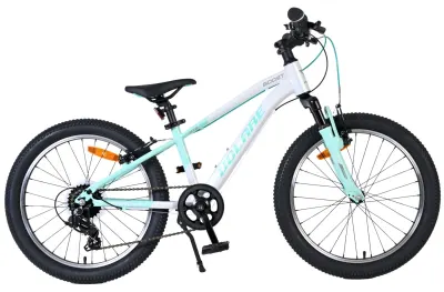 Bicicleta pentru copii Volare Boost - 20 inch - 7 viteze - Alb Verde menta