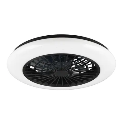 Plafonieră negru-mat LED Stralsund – Reality