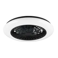 Plafonieră negru-mat LED Stralsund – Reality