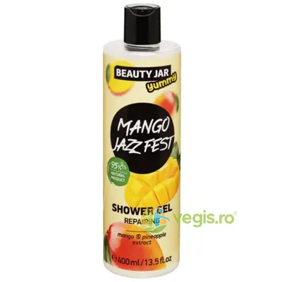 Gel de Dus Reparator cu Extract de Mango si Ananas Mango Jazz Fest 400ml