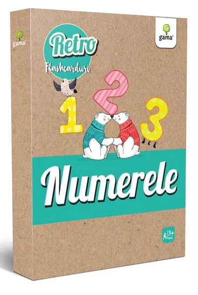 Numerele. Retro Flashcarduri - Board book - ***