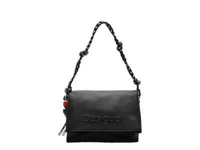 Geanta DESIGUAL neagra, SAXP61, din piele ecologica