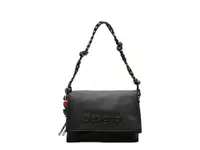 Geanta DESIGUAL neagra, SAXP61, din piele ecologica