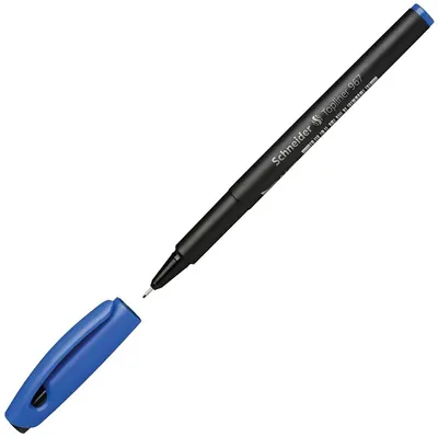 Copiator subțire Schneider Topliner 967 - 0,4 mm, albastru