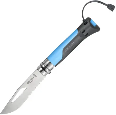 Cuțit pliabil Opinel Outdoor - №8, Soft Blue