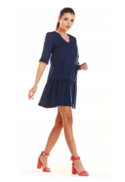 Rochie dama Poliester - M199 - Bleumarin