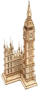 Puzzle 3D din lemn Robo Time din 220 de piese - Big Ben