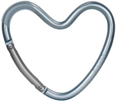 Cârlig pentru cărucior Dooky - Heart Matt Blue