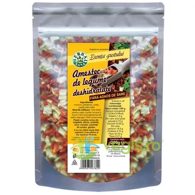 Amestec de Legume Deshidratate fara Adaos de Sare 200g