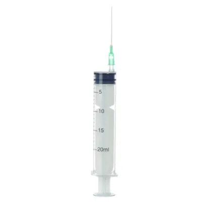 Seringa 20ml 3 componente cu ac 21G, Narcis | 1 buc