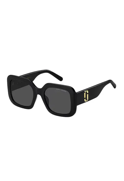 Ochelari de soare patrati cu logo - Onyx Black