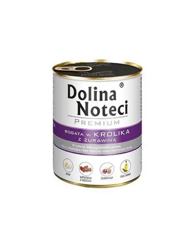 DOLINA NOTECI Premium Mix cod și broccoli și iepure cu merișoare 24x800 g conserve câini