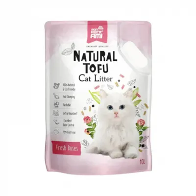 Asternut igienic pentru pisici Mon Petit Ami cu Trandafiri 10L