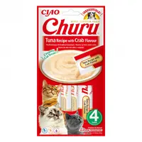 Recompense pentru pisici Churu cu ton crab 4 buc x 14 gr