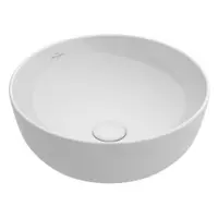 Lavoar pe blat alb lucios 43 cm, rotund, Villeroy Boch Artis