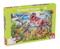 Puzzle Schmidt din 60 de piese - Dinozauri
