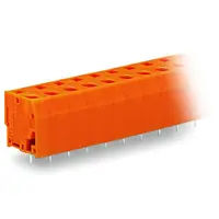 PCB terminal block; 2.5 mm²; Pin spacing 7.62 mm; 2-pole; CAGE CLAMP®; 2,50 mm²; orange
