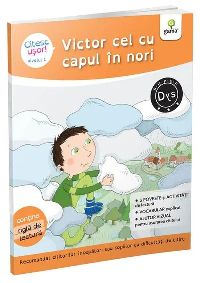 Victor cel cu capul în nori (Citesc ușor, Nivel 1) - Paperback - Evelyne Barge, Marco Overzee