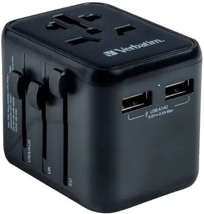 Încărcător Verbatim - UTA-01 Universal Travel Adapter, negru