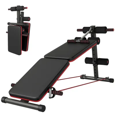 HOMCOM banca sport, pliabila, 47x142x50-66 cm | Aosom Romania
