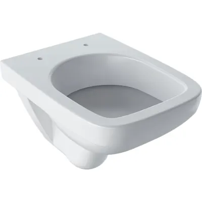 Vas wc suspendat dreptunghiular alb Geberit Selvona Compact, cu spalare verticala