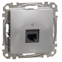 Priza RJ45 Cat5E UTP, Schneider, SDD113451, Sedna Design, aluminiu