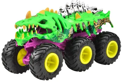 Buggy Hot Wheels Monster Trucks Big Rigs - Skelesaurus, 1:64