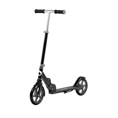 Trotineta Luca Lionelo pliabila negru, ghidon reglabil, pliabila, platforma antiderapanta, cric, greutate suportata 100 kg