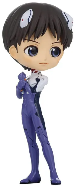 Statuetă Banpresto Animation: Evangelion - Shinji Ikari (Plugsuit Style) (Ver. B) (Q Posket), 14 cm