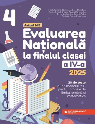 Evaluare Nationala 2026. Cls. Iv. Limba Romana. Matematica