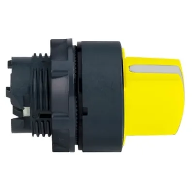 Cap Galben Selector Ø22 3-Pozitii Retinute