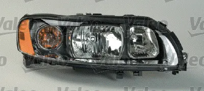 Far dreapta (H7 H9, electric, cu motoras, fundal negru) VOLVO S60, V70, XC70 2004-2010