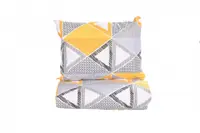Lenjerie 5 piese patut 120x60 cm bumbac model Forme Geometrice